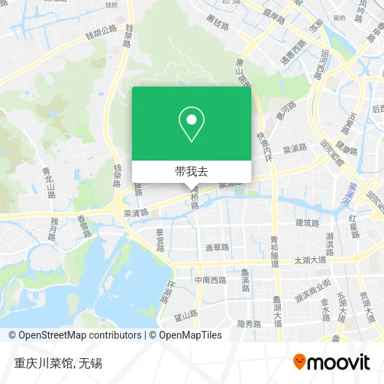 重庆川菜馆地图
