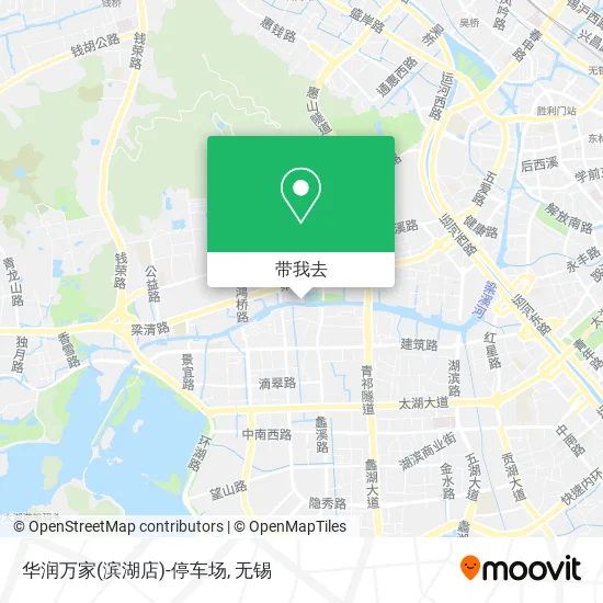 华润万家(滨湖店)-停车场地图