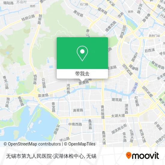 无锡市第九人民医院-滨湖体检中心地图