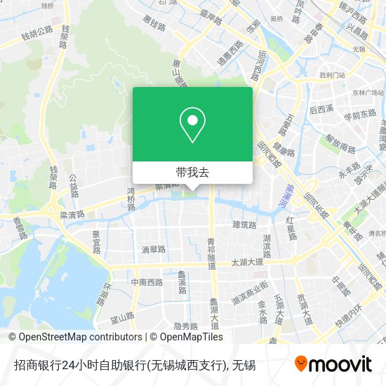 招商银行24小时自助银行(无锡城西支行)地图