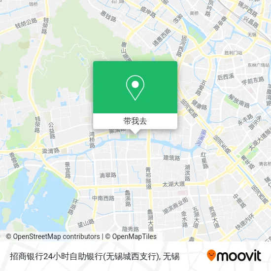招商银行24小时自助银行(无锡城西支行)地图