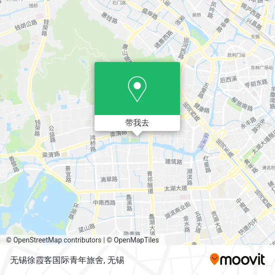 无锡徐霞客国际青年旅舍地图