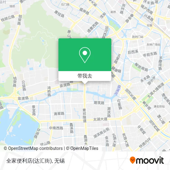 全家便利店(达汇街)地图