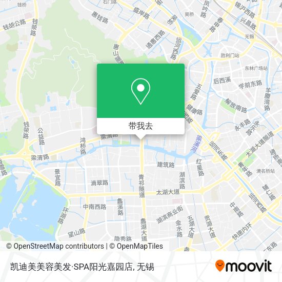 凯迪美美容美发·SPA阳光嘉园店地图