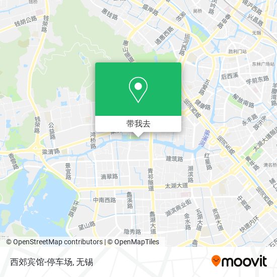西郊宾馆-停车场地图