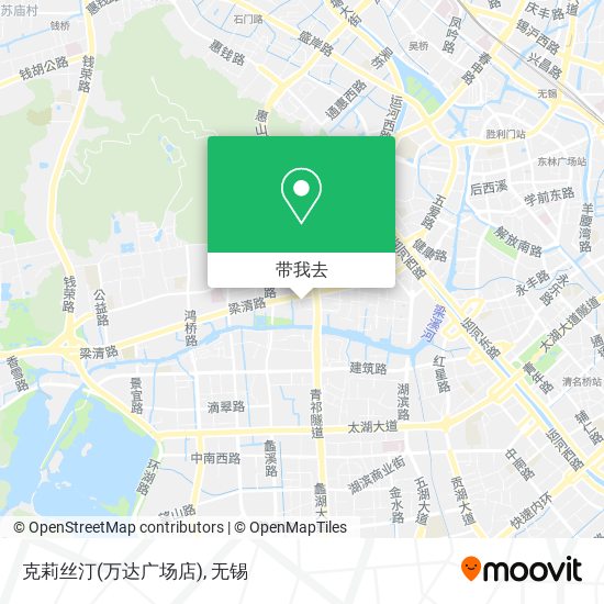 克莉丝汀(万达广场店)地图