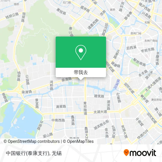 中国银行(泰康支行)地图