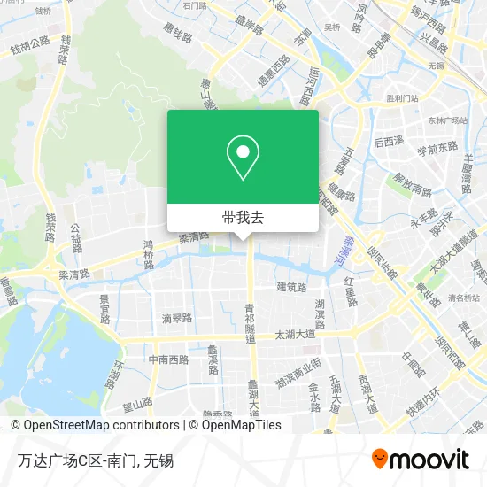 万达广场C区-南门地图