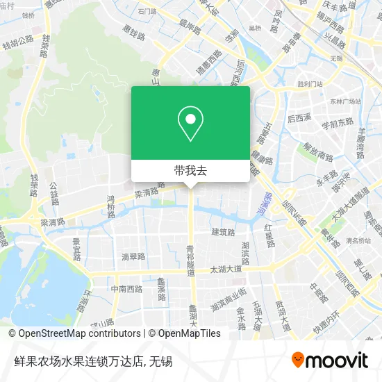 鲜果农场水果连锁万达店地图