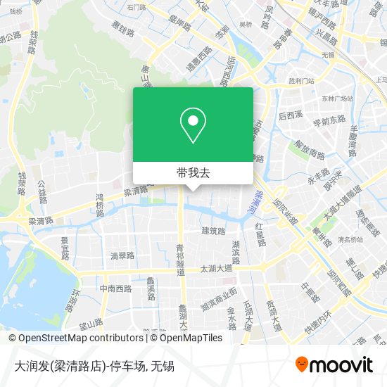 大润发(梁清路店)-停车场地图