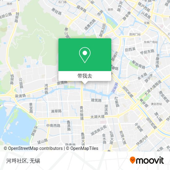 河埒社区地图