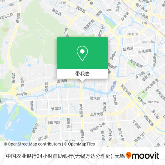 中国农业银行24小时自助银行(无锡万达分理处)地图