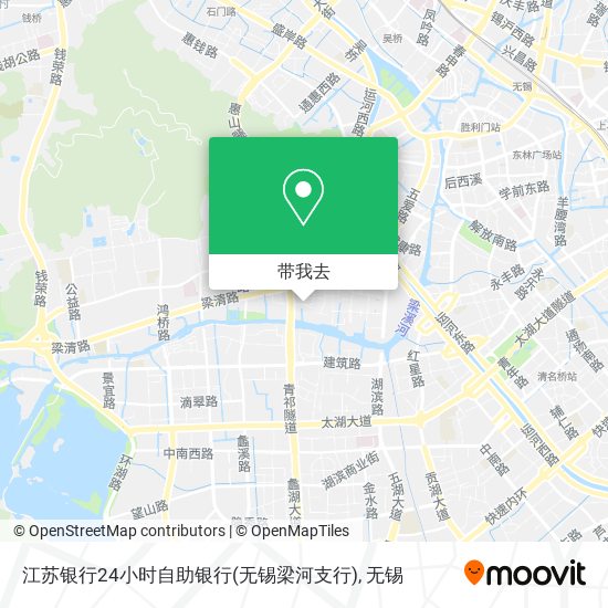 江苏银行24小时自助银行(无锡梁河支行)地图