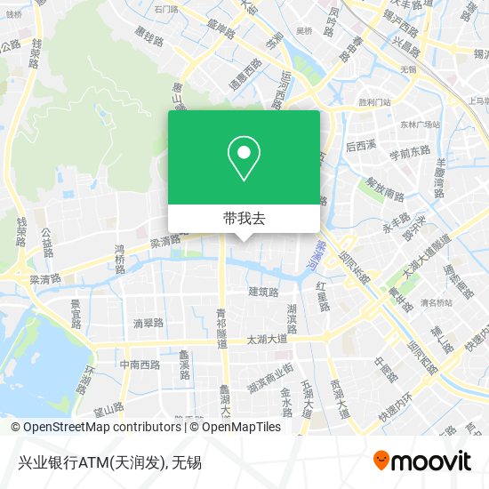 兴业银行ATM(天润发)地图