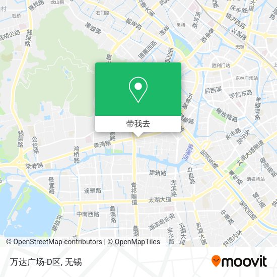 万达广场-D区地图