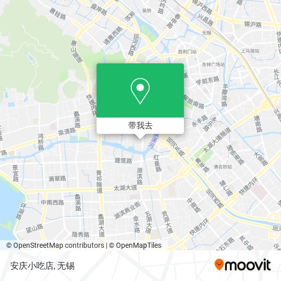 安庆小吃店地图