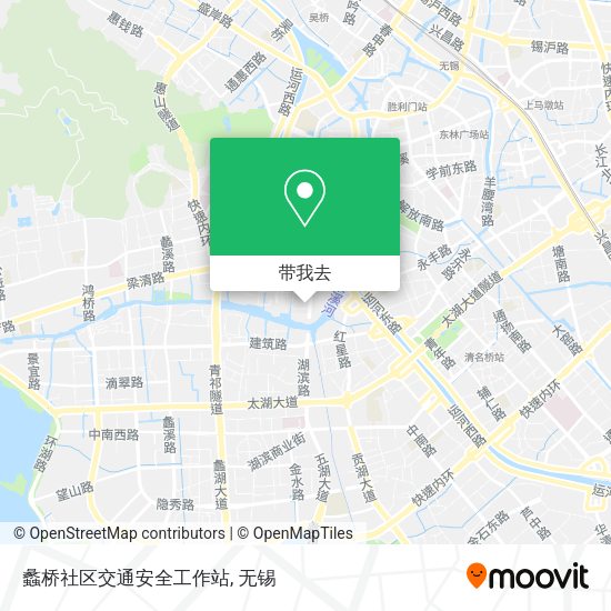 蠡桥社区交通安全工作站地图