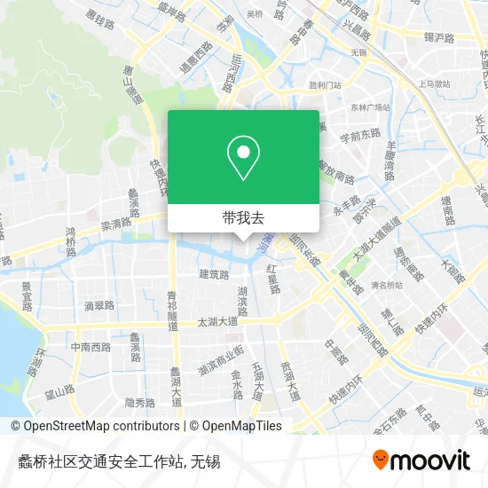 蠡桥社区交通安全工作站地图
