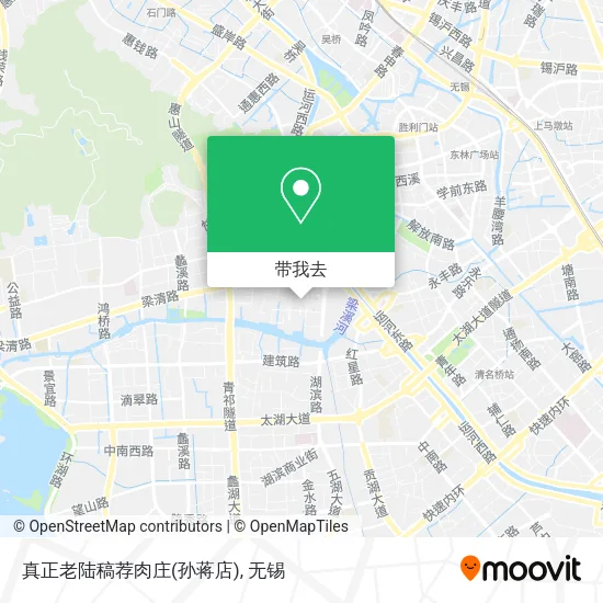 真正老陆稿荐肉庄(孙蒋店)地图