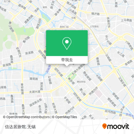 信达居旅馆地图