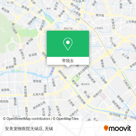 安美宠物医院无锡店地图