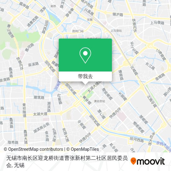 无锡市南长区迎龙桥街道曹张新村第二社区居民委员会地图
