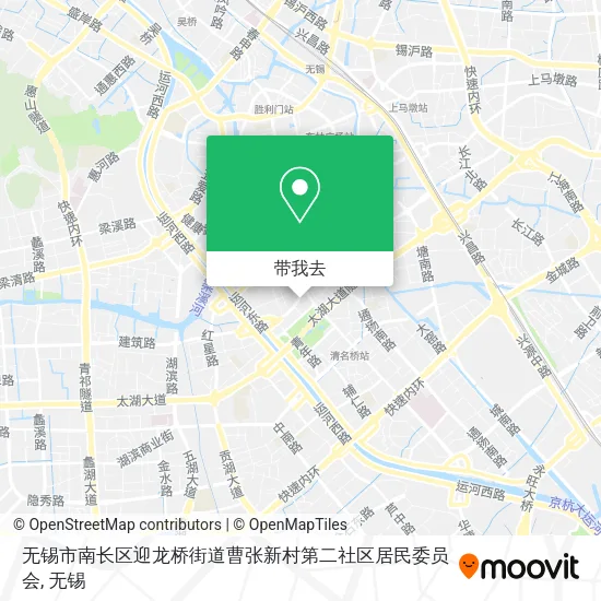无锡市南长区迎龙桥街道曹张新村第二社区居民委员会地图