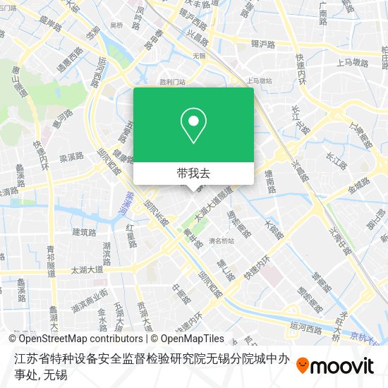 江苏省特种设备安全监督检验研究院无锡分院城中办事处地图