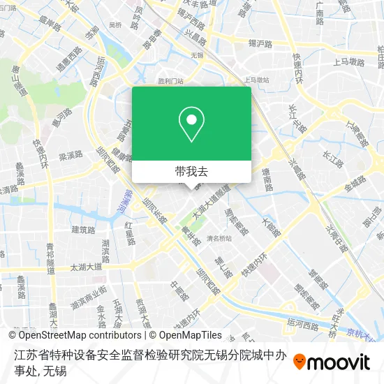 江苏省特种设备安全监督检验研究院无锡分院城中办事处地图