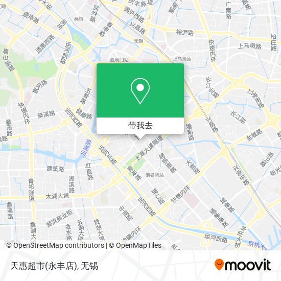 天惠超市(永丰店)地图