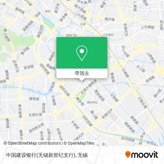 中国建设银行(无锡新世纪支行)地图