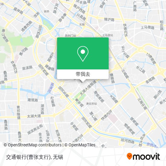 交通银行(曹张支行)地图