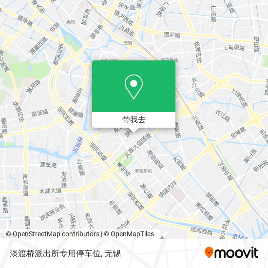 淡渡桥派出所专用停车位地图
