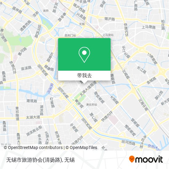 无锡市旅游协会(清扬路)地图