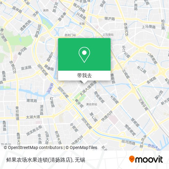 鲜果农场水果连锁(清扬路店)地图