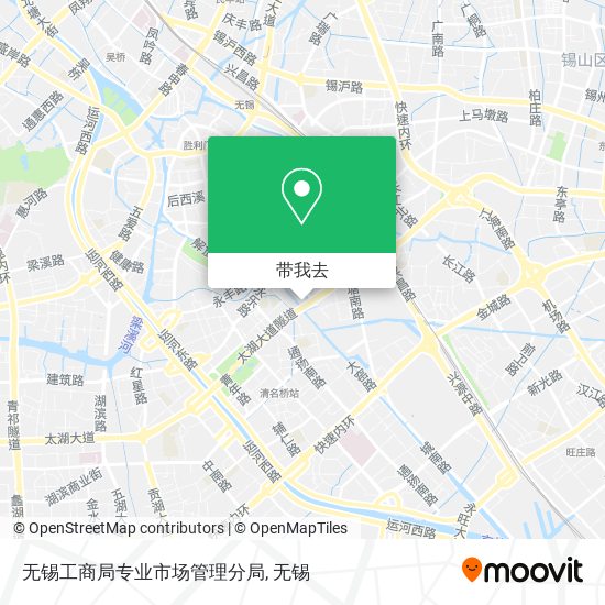 无锡工商局专业市场管理分局地图