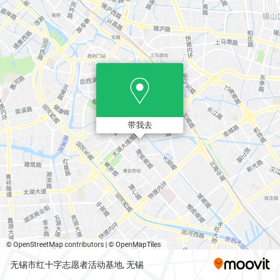 无锡市红十字志愿者活动基地地图