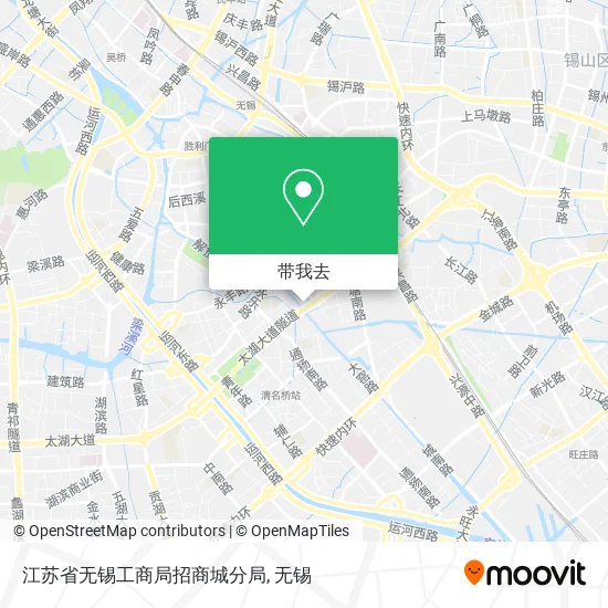 江苏省无锡工商局招商城分局地图