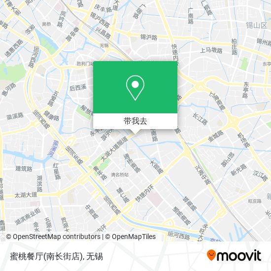 蜜桃餐厅(南长街店)地图