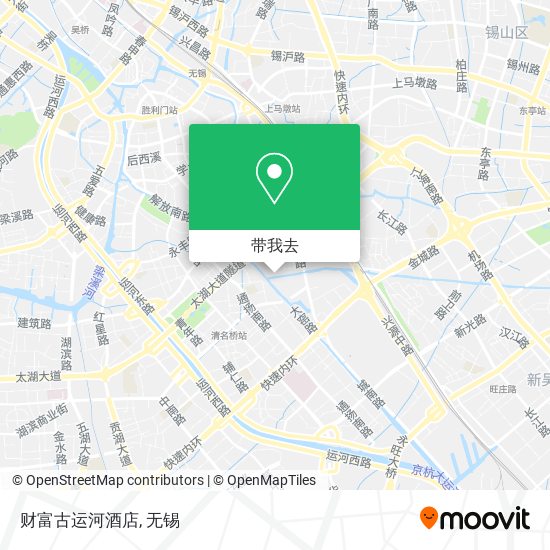 财富古运河酒店地图