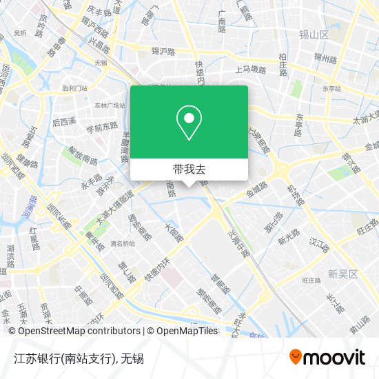 江苏银行(南站支行)地图