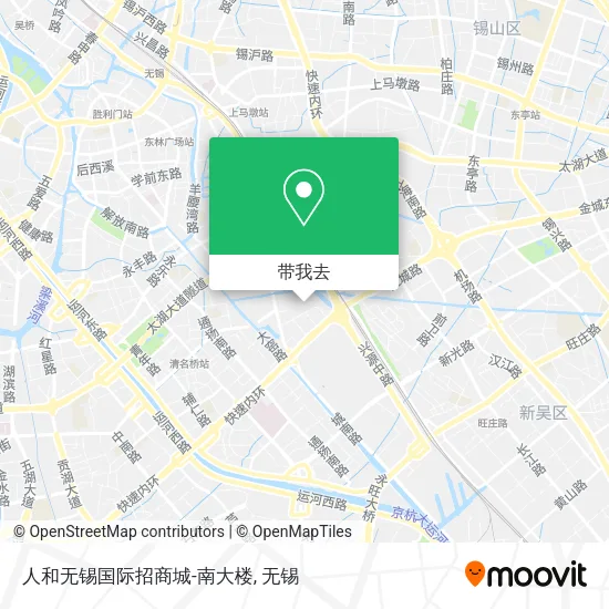 人和无锡国际招商城-南大楼地图