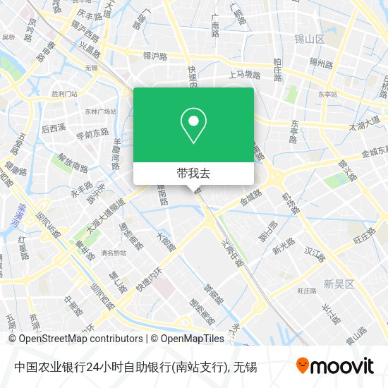 中国农业银行24小时自助银行(南站支行)地图