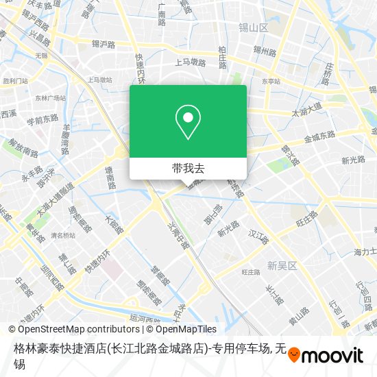 格林豪泰快捷酒店(长江北路金城路店)-专用停车场地图