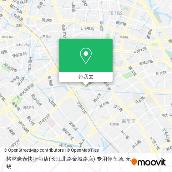 格林豪泰快捷酒店(长江北路金城路店)-专用停车场地图