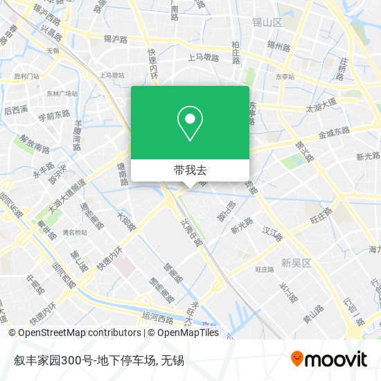 叙丰家园300号-地下停车场地图