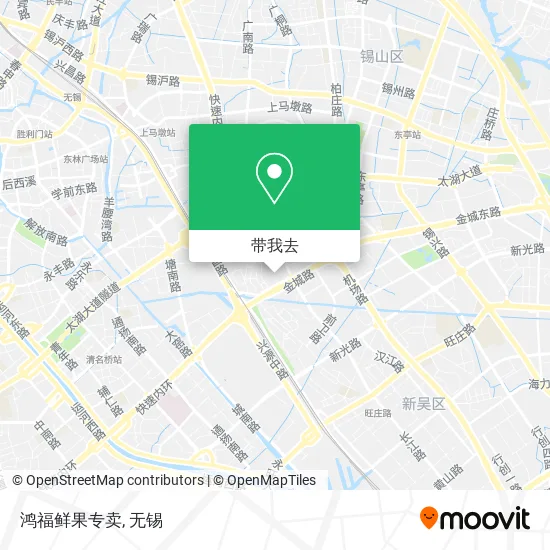 鸿福鲜果专卖地图