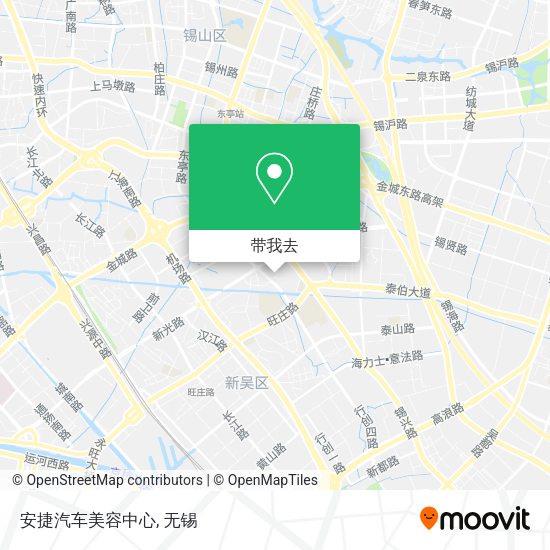 安捷汽车美容中心地图