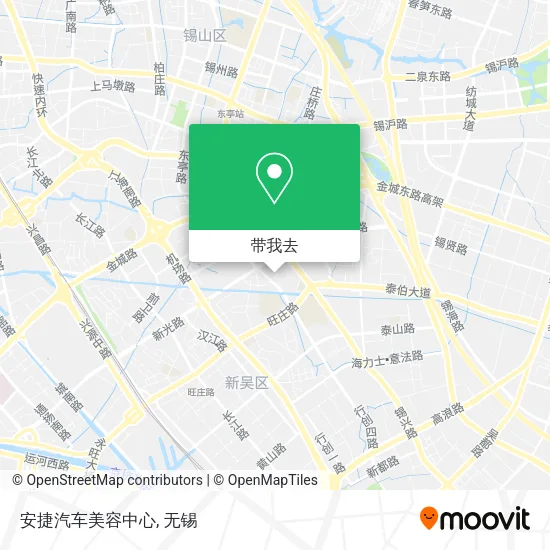 安捷汽车美容中心地图