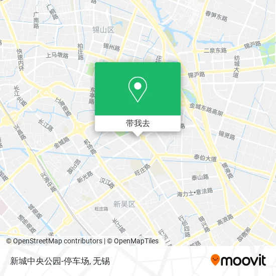 新城中央公园-停车场地图